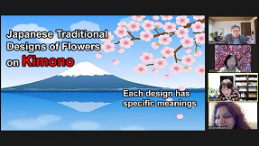 オンラインでイギリス人ドクターに日本の花を紹介！