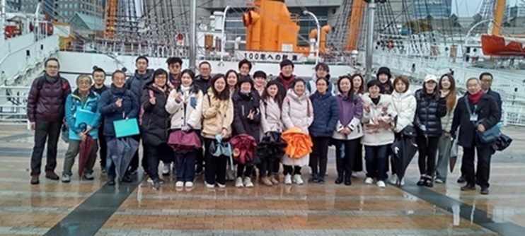 中国のＭＢＡ学生　横浜の臨港名所を楽しむ