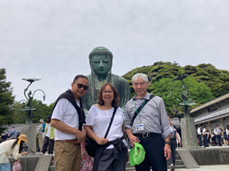 旅慣れたカナダ人ご夫妻、日本滞在最終日に鎌倉をくつろぎ楽しむ