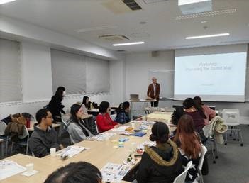 川崎商店街「地図作りワークショップ」に通訳として参加　