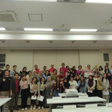 日本の歌でつながる交流の午後　AOTS研修生と大合唱