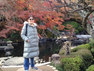 Israeli Woman Enjoys Kamakura in Autumn Leaves