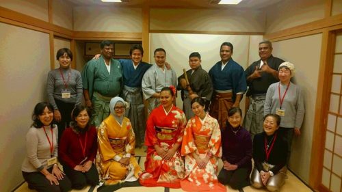 JICA Yokohama Participants in Kimono