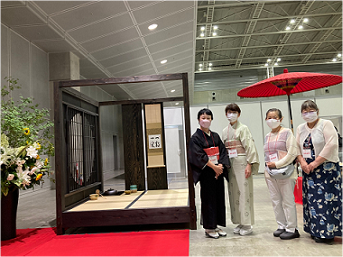 Tea Ceremony in Portable Room Built by Shrine & Temple Carpenters